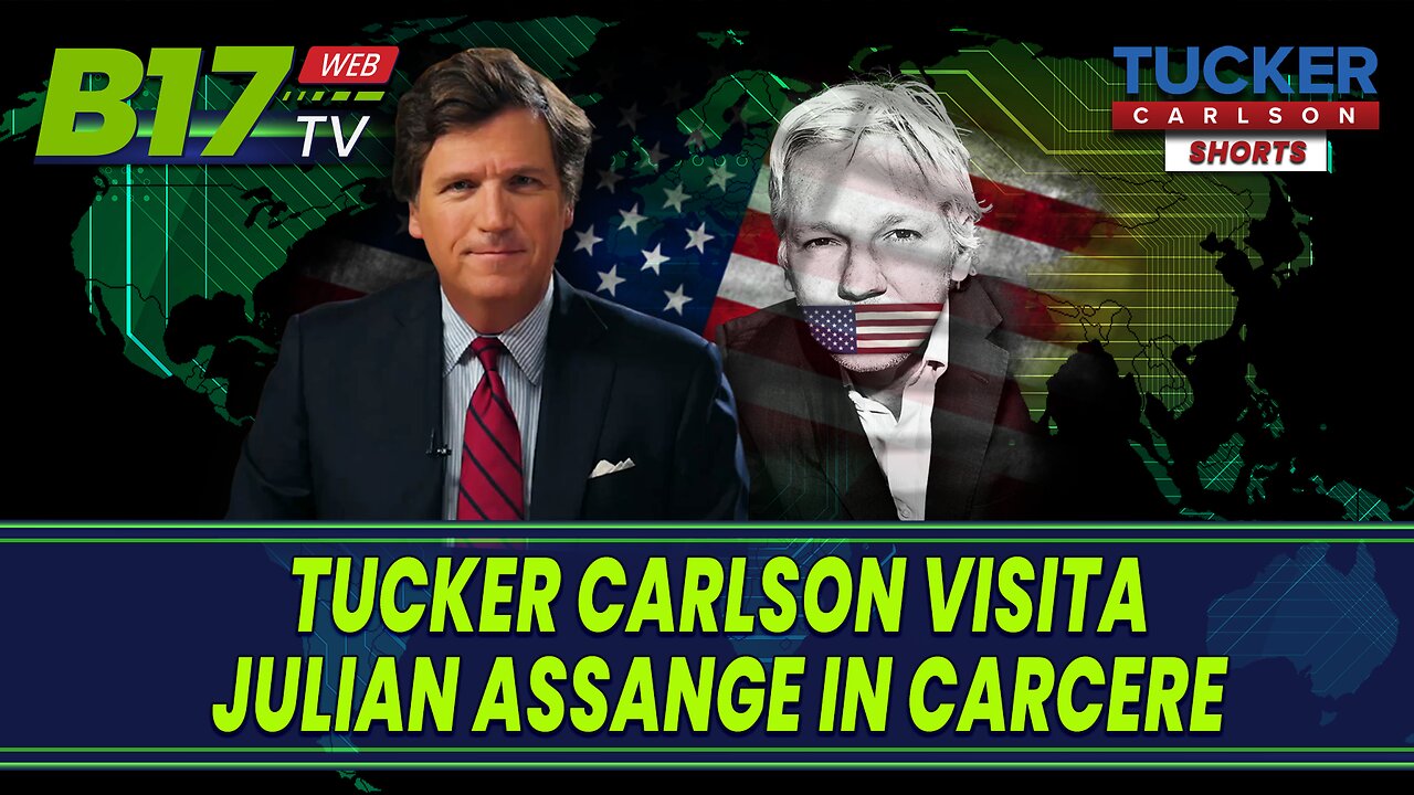 Tucker Carlson visita Julian Assange in carcere.